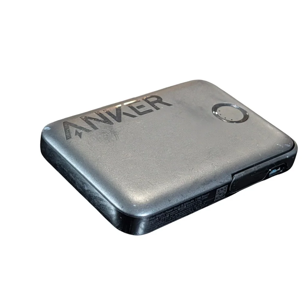 Cc6U Anker MagGo 5000mAh Magnetic Wireless Portable Charger W/Stand A1618 BLK‎